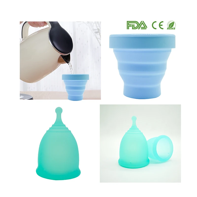 Менструальная стерилизующая чашка с Copa менструальная 100% медицинский класс