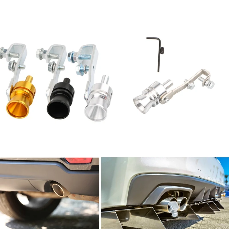 

Car Modified Exhaust Pipe Sounder Imitator Whistle Car Turbo Sound Muffler Exhaust Pipe Oversized Maker Loud