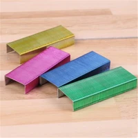 5 box 800pcsbox no 0211 office colored staples246 for stapler metal booking binding staples office school supplies