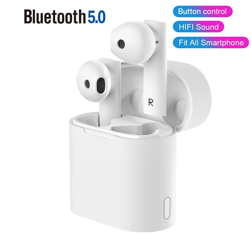 Оригинальные беспроводные наушники TWS Bluetooth 3D стерео бас спортивные Игровые с