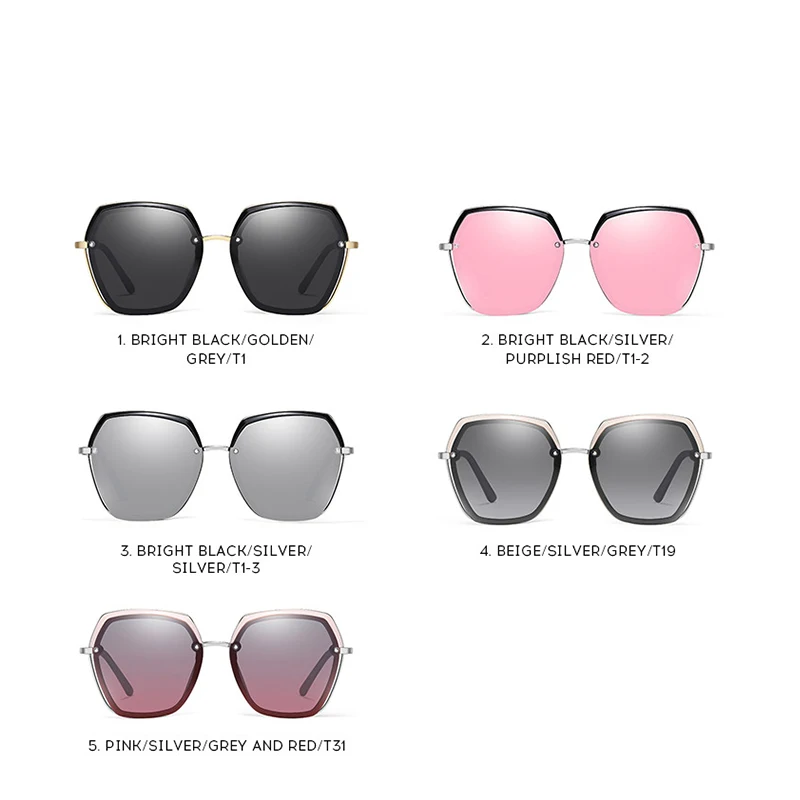 2021 Новое поступление модные Поляризационные солнечные очки женские градусов