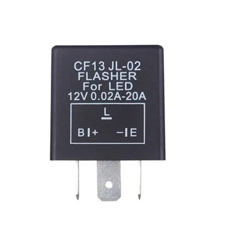 12V 3 х контактный автомобиль мотоцикл Светодиодный проблесковый маячок реле