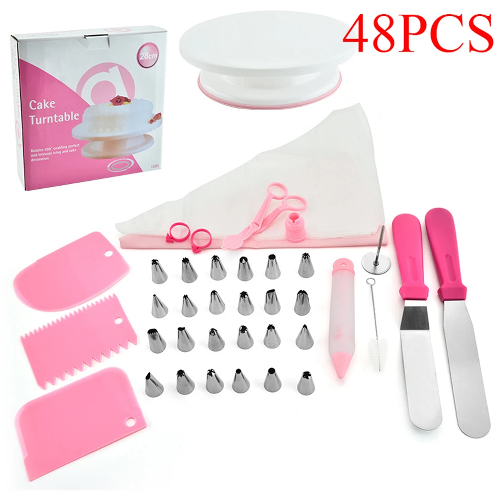 73 шт./компл. розовый торт проигрыватель комплект Многофункциональный для