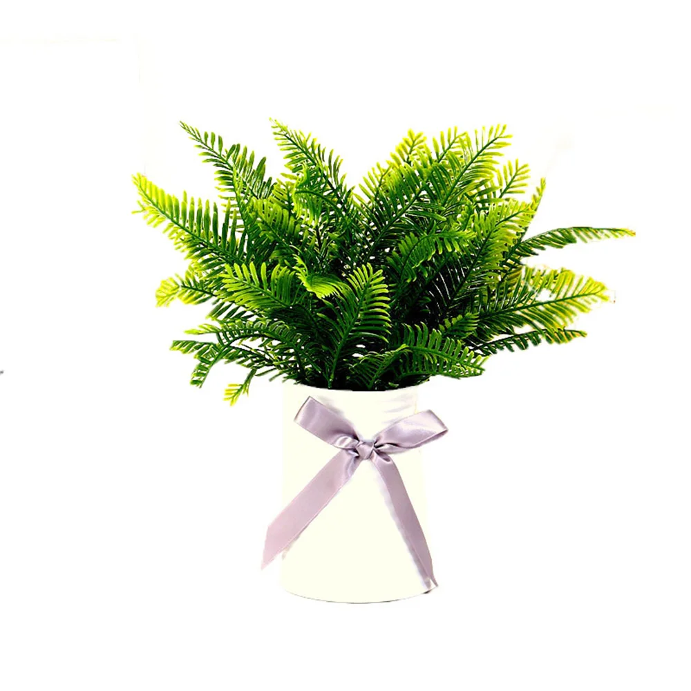 

35cm Artificial Persian Leaf Wedding DIY Home Office Photography Bedroom Dining Table Plant Background Wall Decoration Cheap