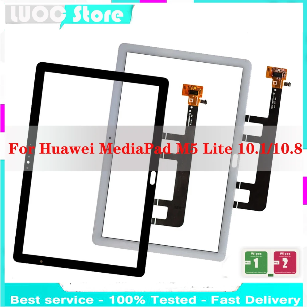 

For Huawei MediaPad M5 Lite 10.1 LTE 10 BAH2-L09 BAH2-W19 10.8 CMR-AL09 CMR-W09 Touch Screen Front Glass Digitizer Panel Assembl
