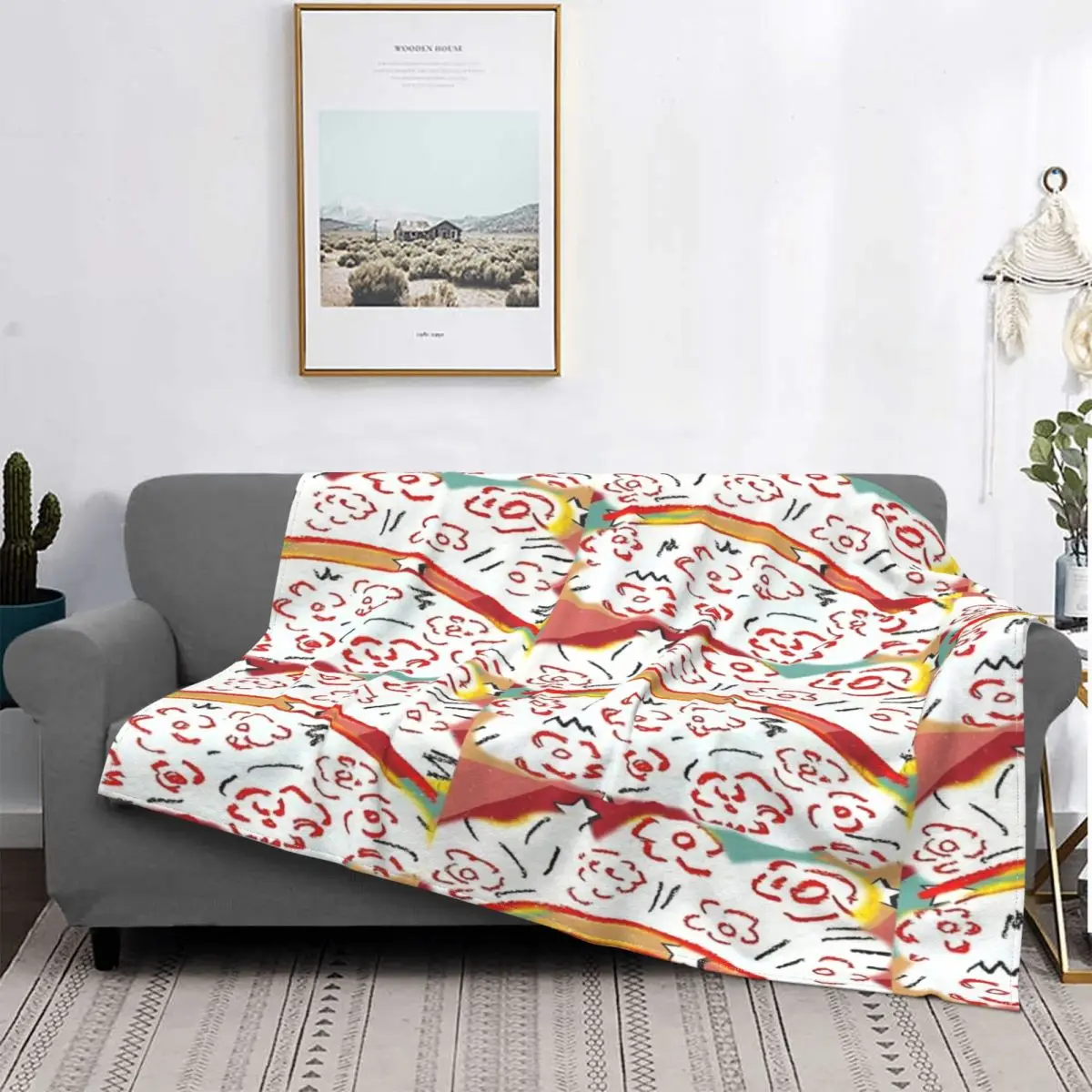 

Manta de flores rojas para cama, пледы для малышей, manta de пикник, colложки для camas, 3 единицы