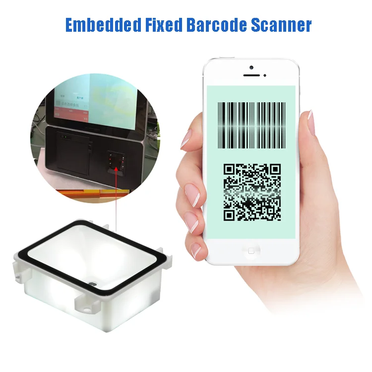 Модульный сканер штрих-кода YHDAA с фиксацией 1D 2D QR киоск считыватель Поддержка