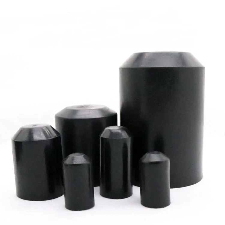 

Dia 55mm x 70mm Length 2:1 Heat Shrink End Seal Cap Adhesive Glue Lined PE Insulated Wrap Wire Protect Cover Bottom Cable Sleeve