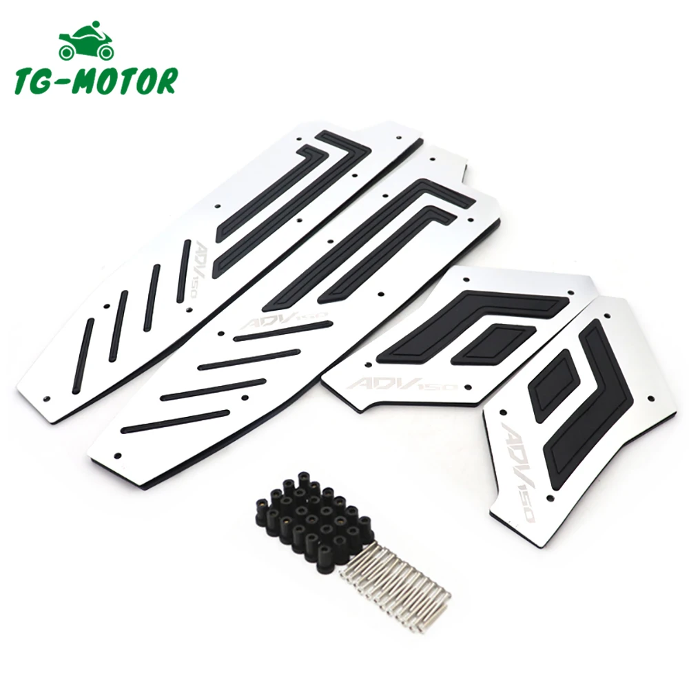 

TG-Motor Motorcycle Accessories For Honda ADV150 ADV 150 2019 2020 2021 Front and Rear Foot Pedal Front Rear Footrest Footpad