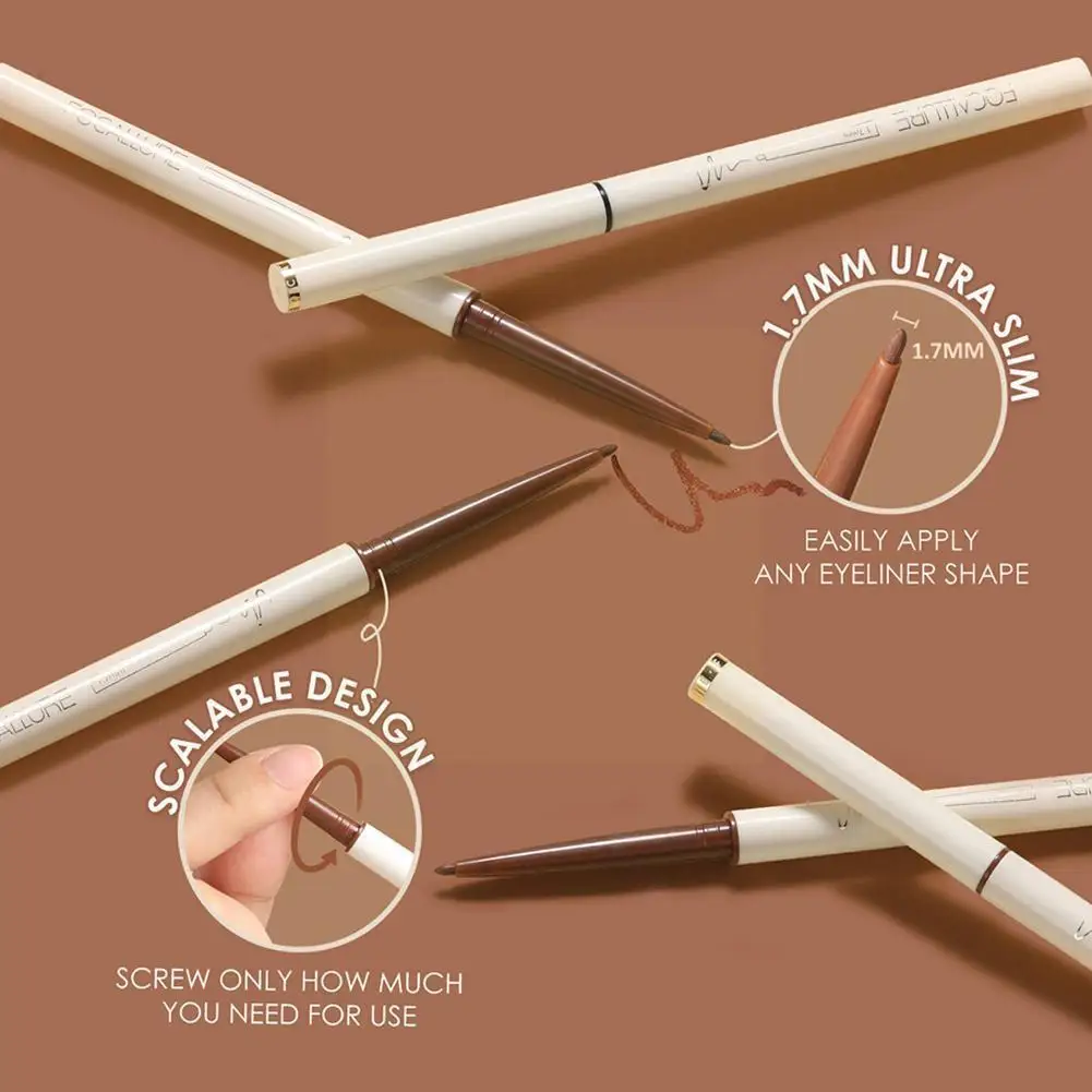 

Colored Eyeliner Waterproof Pencil High Quality Professional For Eyes Arrows Beauty Woman Glossy Makeup Pen Liner 1.7mm Gli W8J2