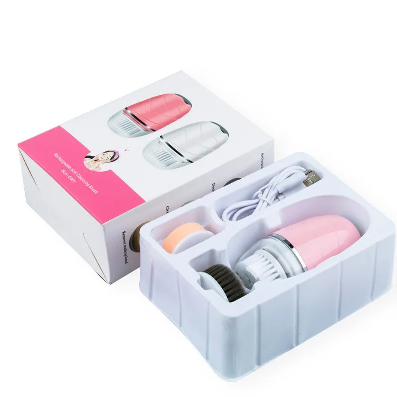 Многофункциональная электрическая щетка для чистки лица 3 в 1 с функциями