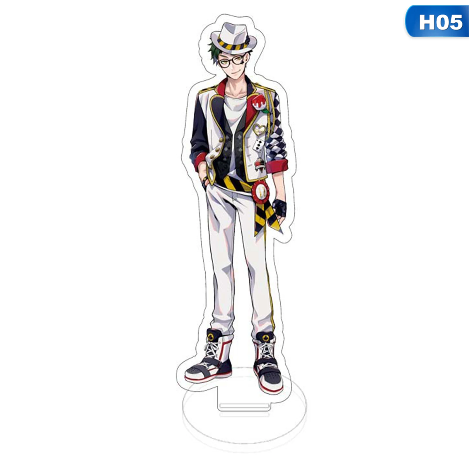 

Game Twisted Wonderland Acrylic Stand Model Toys Desk Action Comic Figures Exhabition Decor Ornaments 15cm Fans Collection Gifts