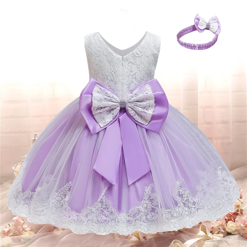 

Baby Girls Christmas Dress 1 2 Years Birthday Party Lace Princess Costume Newborn Baby Christening Gown Toddler New Year Clothes