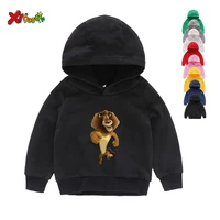 kids hoodies for boys sweatshirts funny cartoon lion clothing 2020 autumn winter hiphop hoodie pullover toddler baby coat qualiy