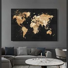 SHAYI абстрактная карта мира, алмазная живопись, ретро, полная выкладка, мозаика, вышивка крестиком, домашний декор, настенная живопись