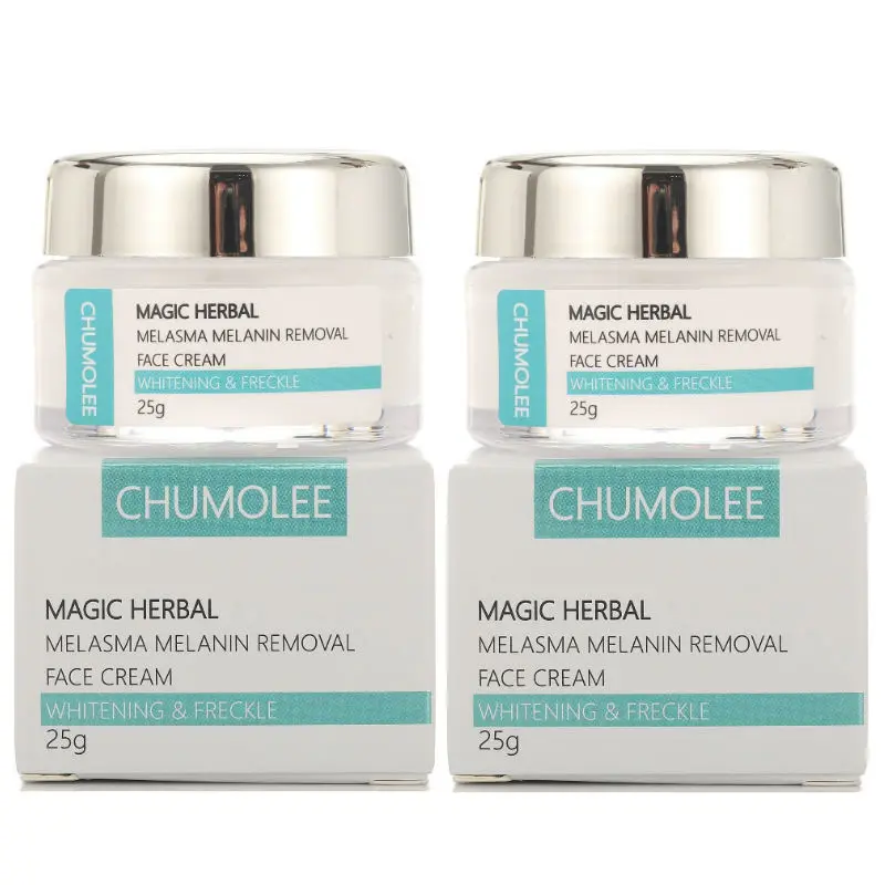 

2pcs CHUMOLEE Strong Whitening Cream Remove Melasma Acne Pigment Spots Melanin Pregnancy spot Face Cream Skin Care Freckle Cream