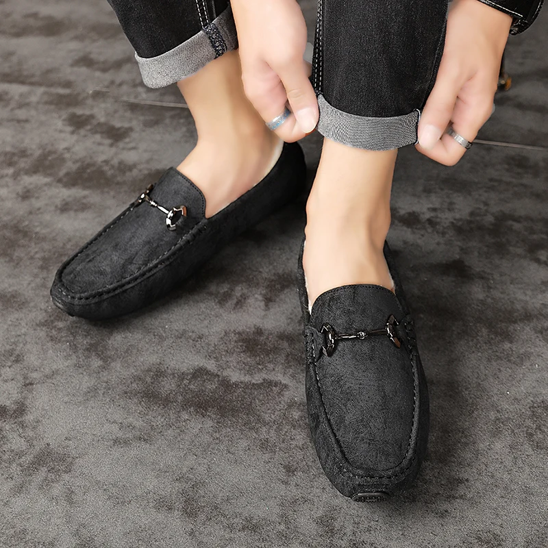 Мужская обувь весна-осень 2019 брендовые Короткие Плюшевые теплые и удобные с