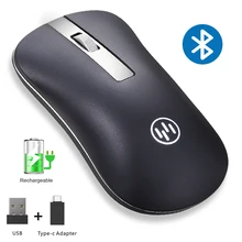 Wireless Mouse Bluetooth Computer Mouse Gamer Silent Mouse Rechargeable Ergonomic Mice Wireless Type C USB Adapter For PC Laptop