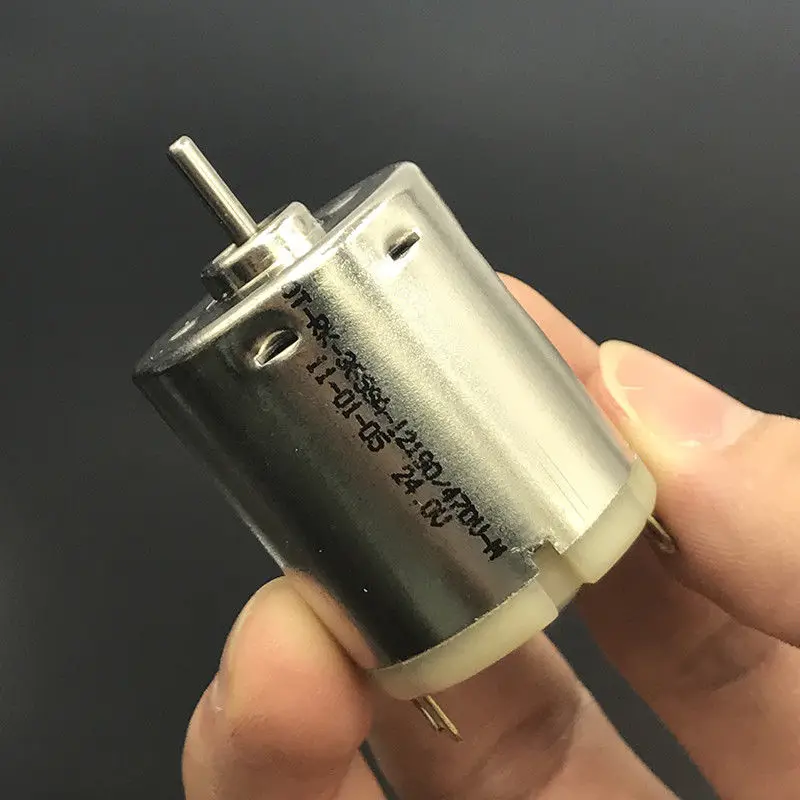 OT RK 365SA 27 мм круглый двигатель DC 12 В 18 в 24 10000 об/мин углеродная щетка мини 365 мотор DIY