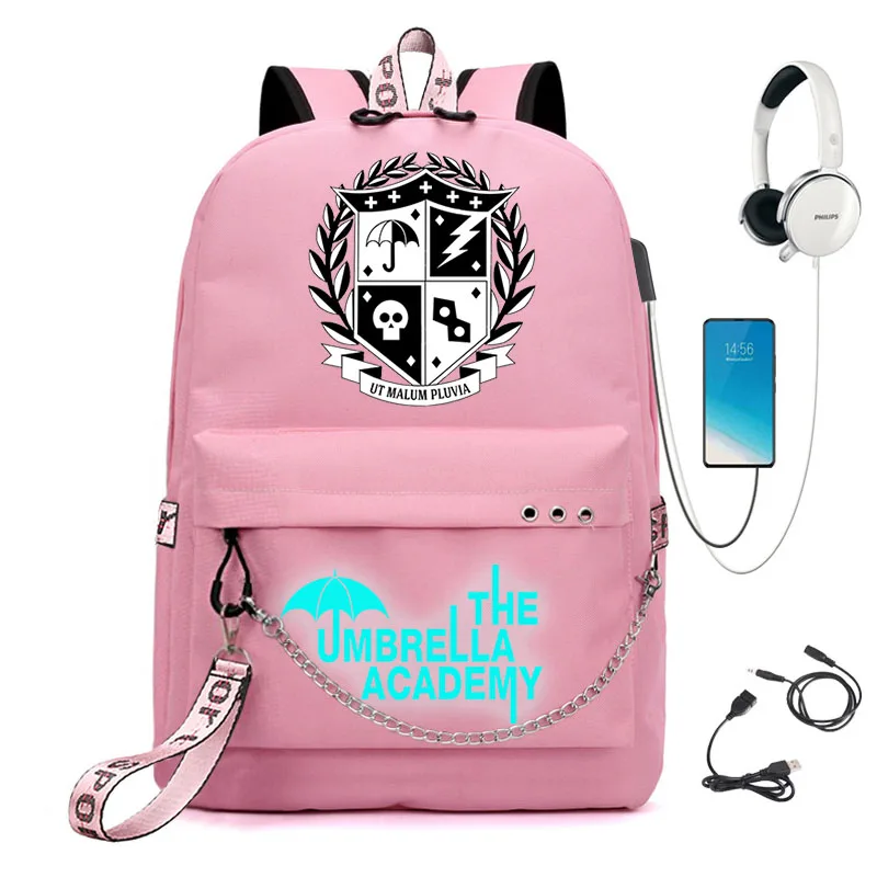 

The Umbrella Academy 18-inch school backpack luminous school bag teenagers children student school bag girl school bag