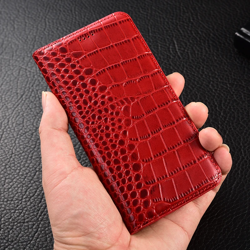 Чехол для телефона из натуральной крокодиловой кожи Doogee BL5000 BL7000 BL12000 Y6 T6 Y7 N10 Shoot Mix