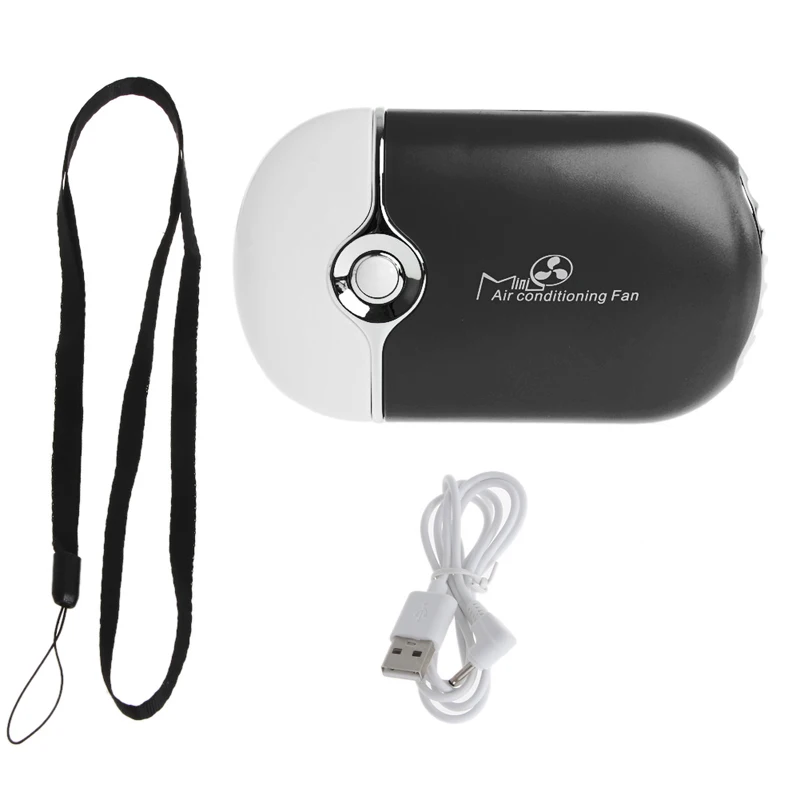 

Mini Portable Hand Held Desk Air Conditioner Humidification Cooling Fan Cooler