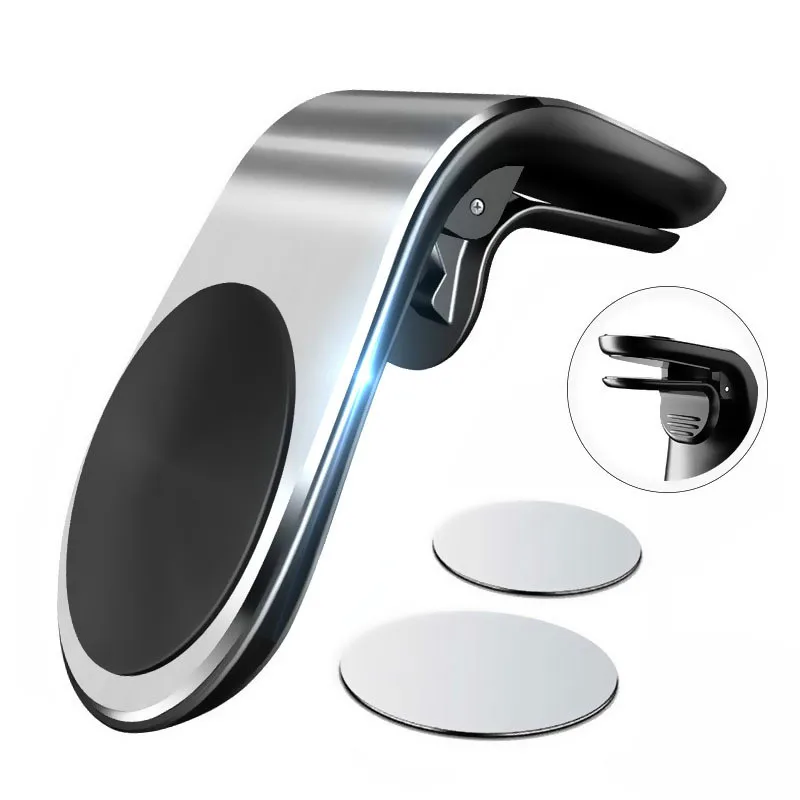 

Magnetic Car Holder For Phone in Car Air Vent Mount Clip Strong Magnet Mobile Cell Smartphone Holder Auto Support GPS Navigation