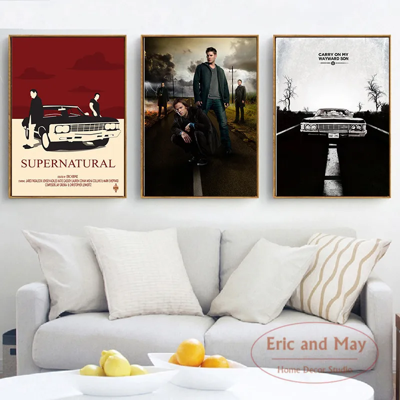 

Tv Play Series Supernatural Posters And Prints Wall Pictures For Living Room Vintage Poster Decorative Home Decor Affiche