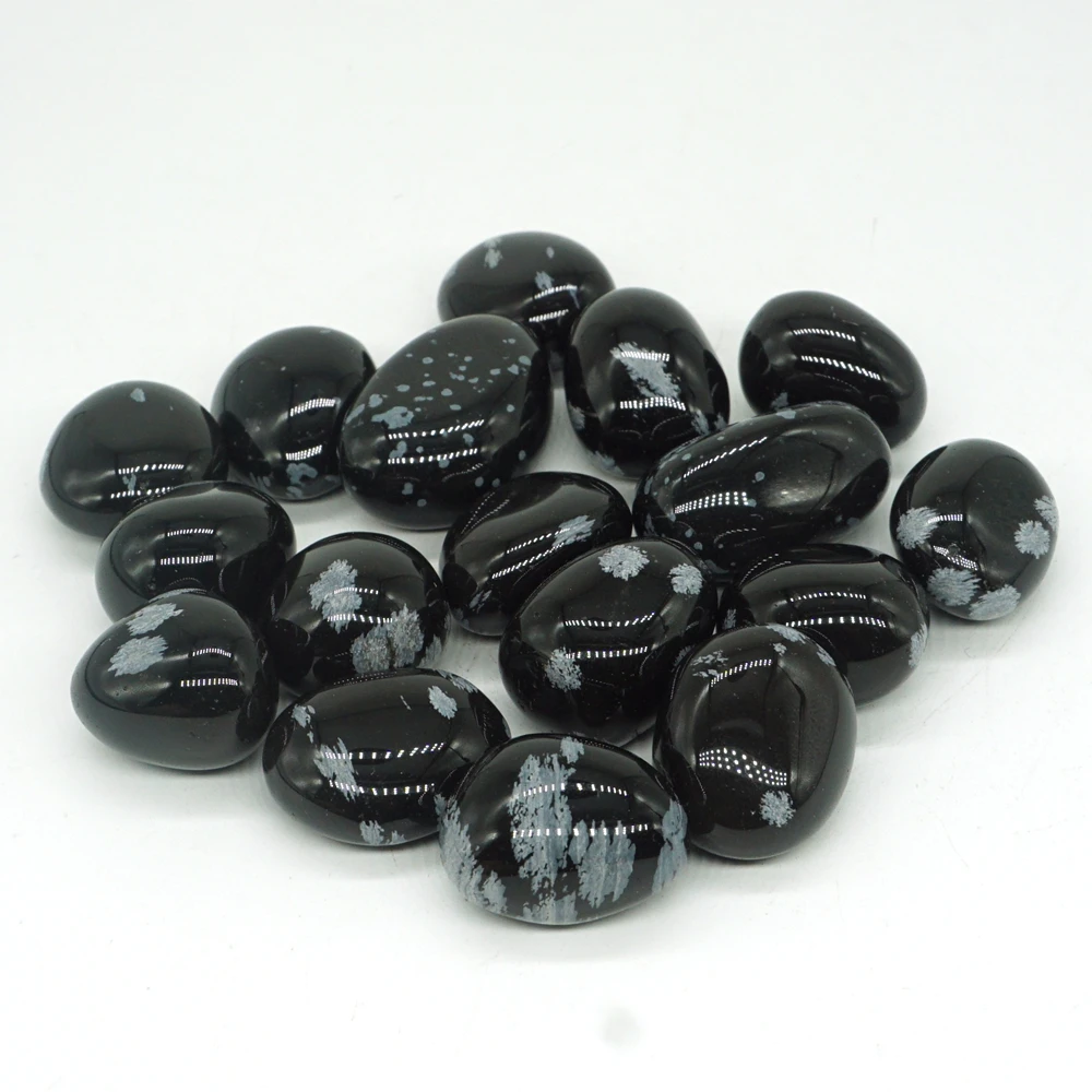 200 г натуральные камни в форме снежинок обсидиановый Кристалл Bulk упали каменные