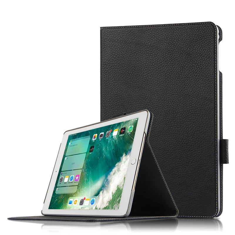 Чехол из воловьей кожи для iPad 9 7 дюймов 2017 2018 защитный чехол натуральной планшета