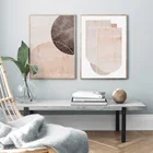 Современный минималистичный Стиль Геометрическая абстрактная настенная Картина на холсте скандинавские постеры и принты настенные картины для декора гостиной