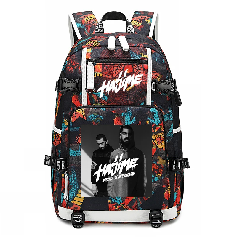 

Hajime Miyagi & Andy Panda Backpack 18inch Schoolbag Travel-BagTeens New Design Fashion Students Large Backpacks Bag Escolar