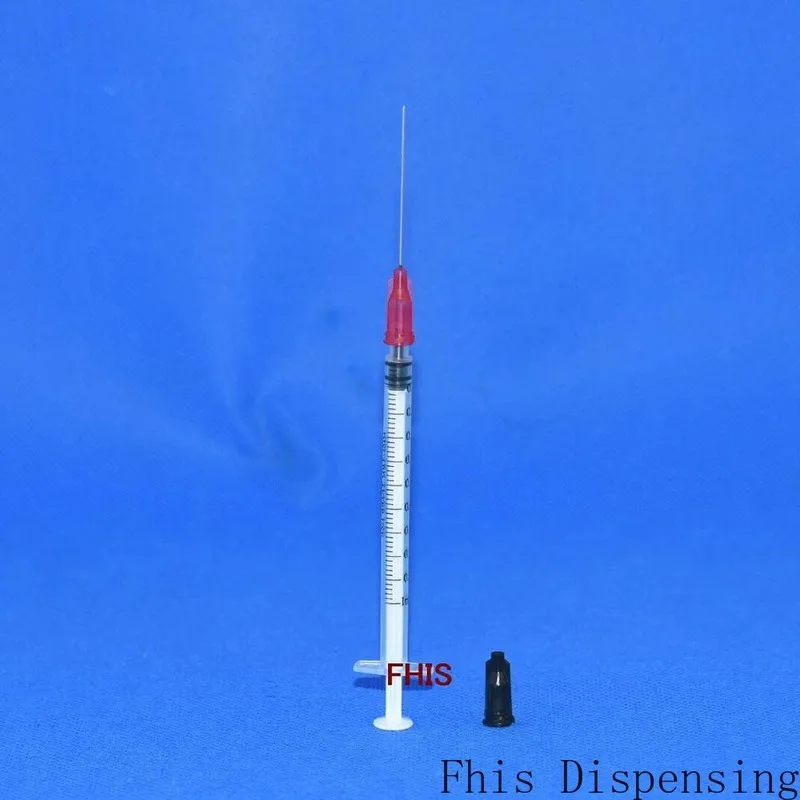 1ml/1cc Syringe Needle 25G 1.5 Inch Tip Dispensing Needles Sealing Cap Pack of 10 | Power Tool Accessories