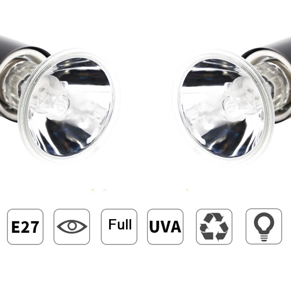 Высококачественная галогенная лампа UVA + UVB3.0 с держателем на клипсе | Дом и сад