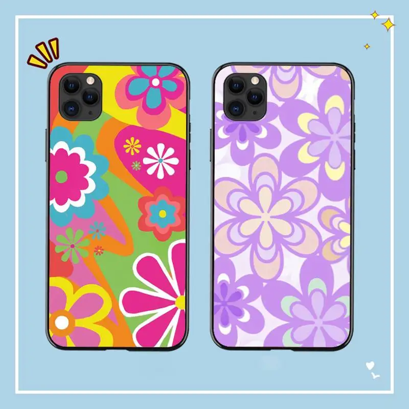 

Flower Power Phone Case for iphone 13 8 7 6 6S Plus X 5S SE 2020 XR 11 12 mini pro XS MAX