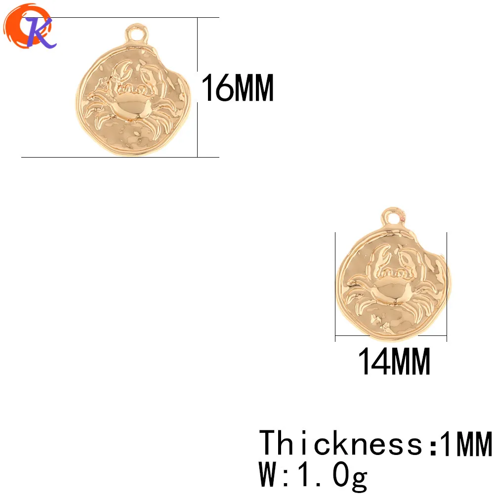 EAAC-187235-01694-6 Cordial Дизайн 50 шт ювелирные аксессуары/подвеска созвездия/подлинный позолота/diy части/Подвески/ручная работа/застежки для сережек - Цвет: EAAC-187235-01694-6
