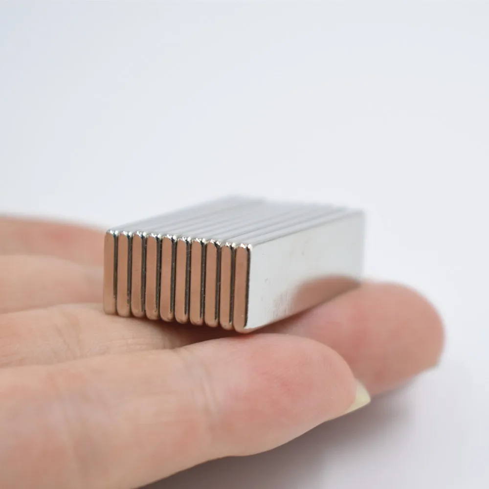 

10/20pcs Neodymium magnet Rare Earth Strong block permanent fridge Electromagnet NdFeB nickle magnetic square