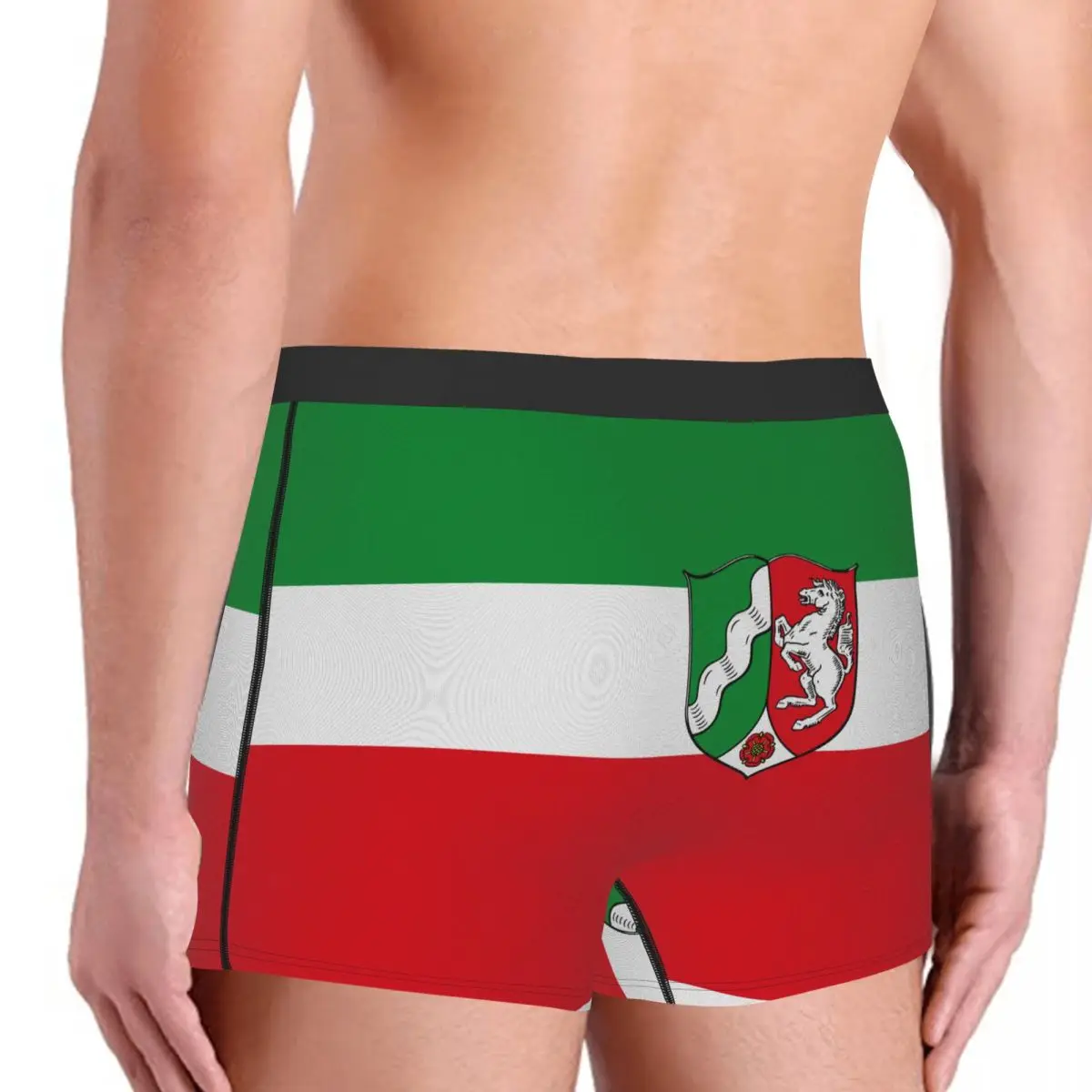 Flag Of North Rhine-Westphalia (state) Men's Boxer Briefs German states Humor Graphic Men's boxer leggings