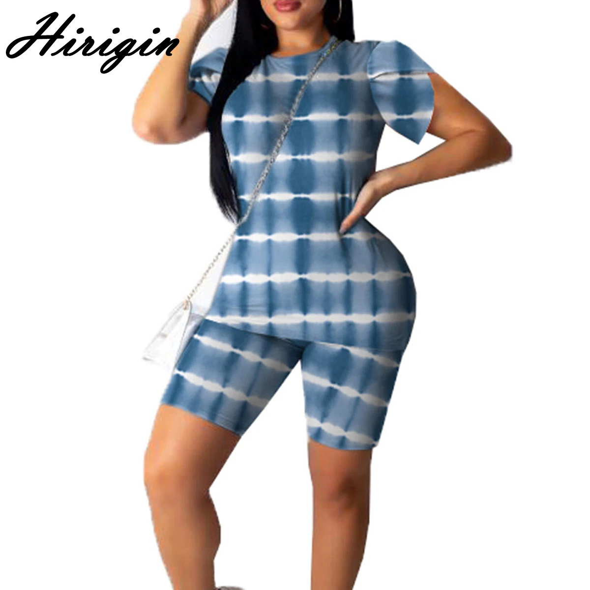 Модный летний женский костюм с растительным геометрическим принтом топ коротким