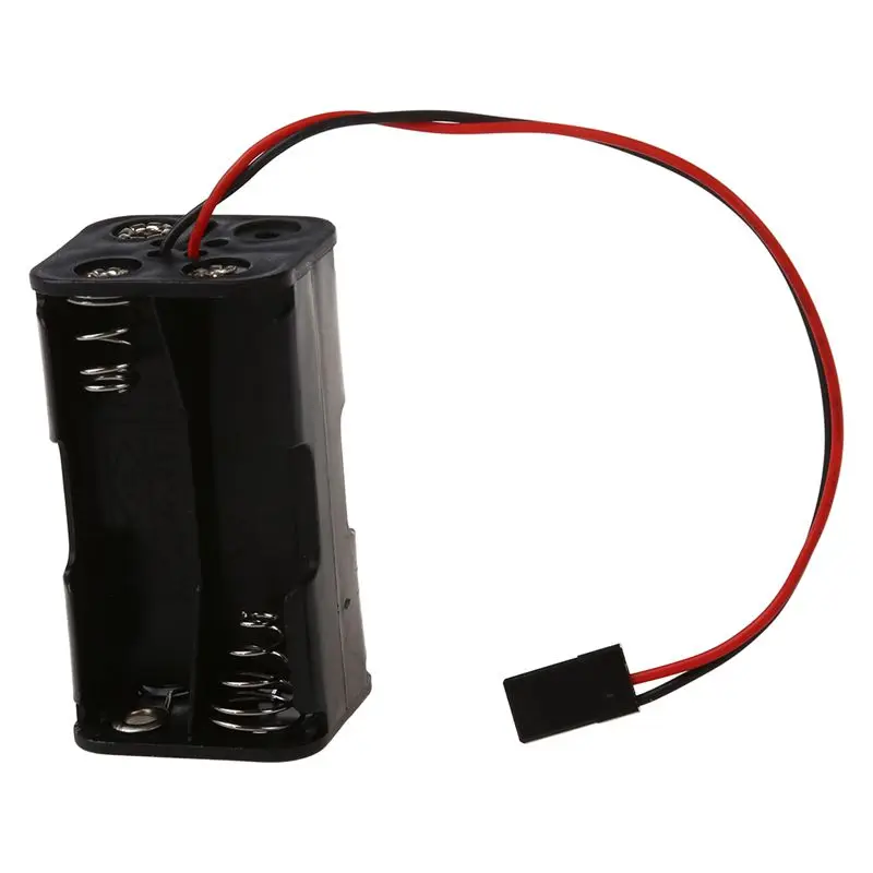 штекер futaba connector rc 4 x aa battery holder box чехол для ве