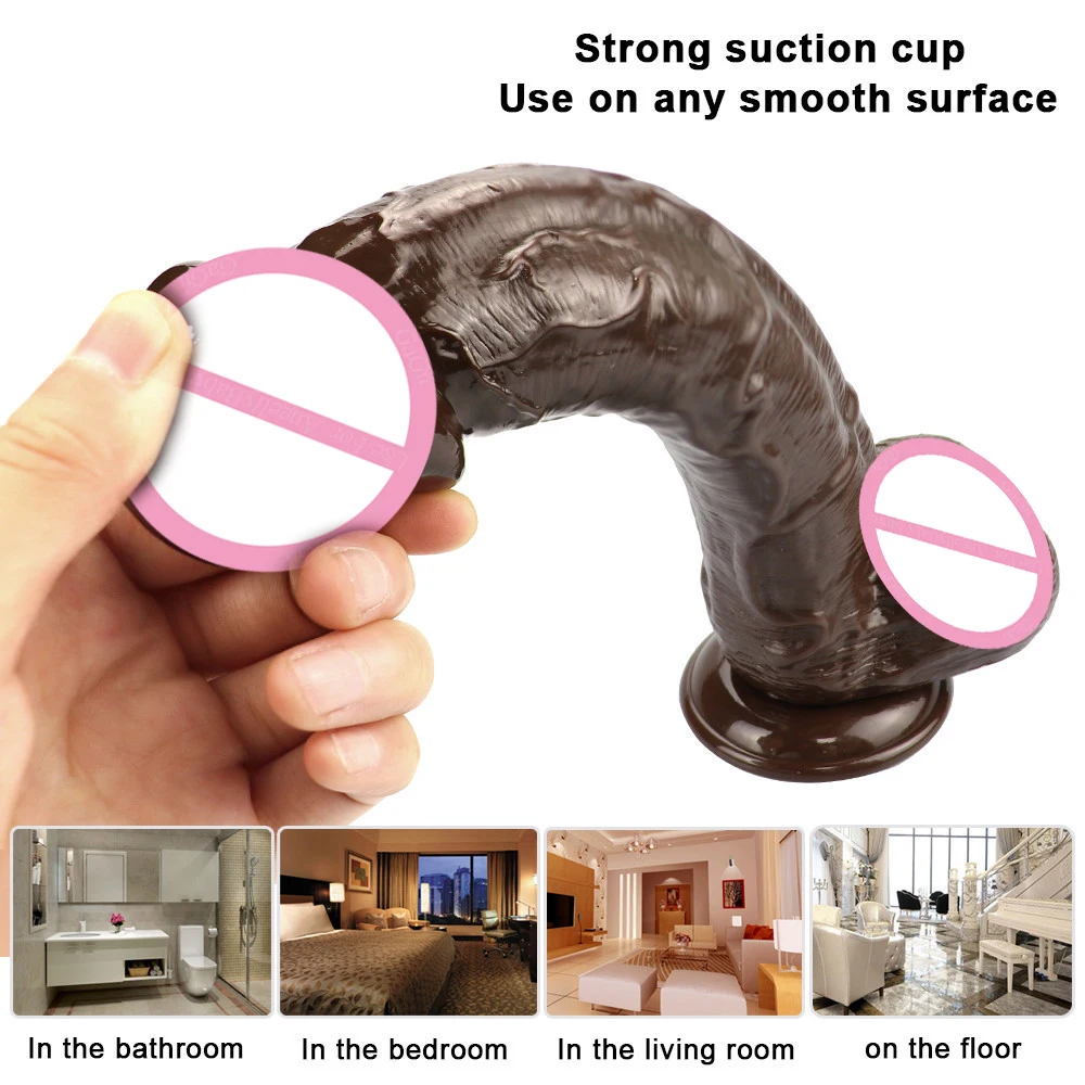 GaGu 26 см длинный мягкий реалистичный пенис супер большой фаллоимитатор с