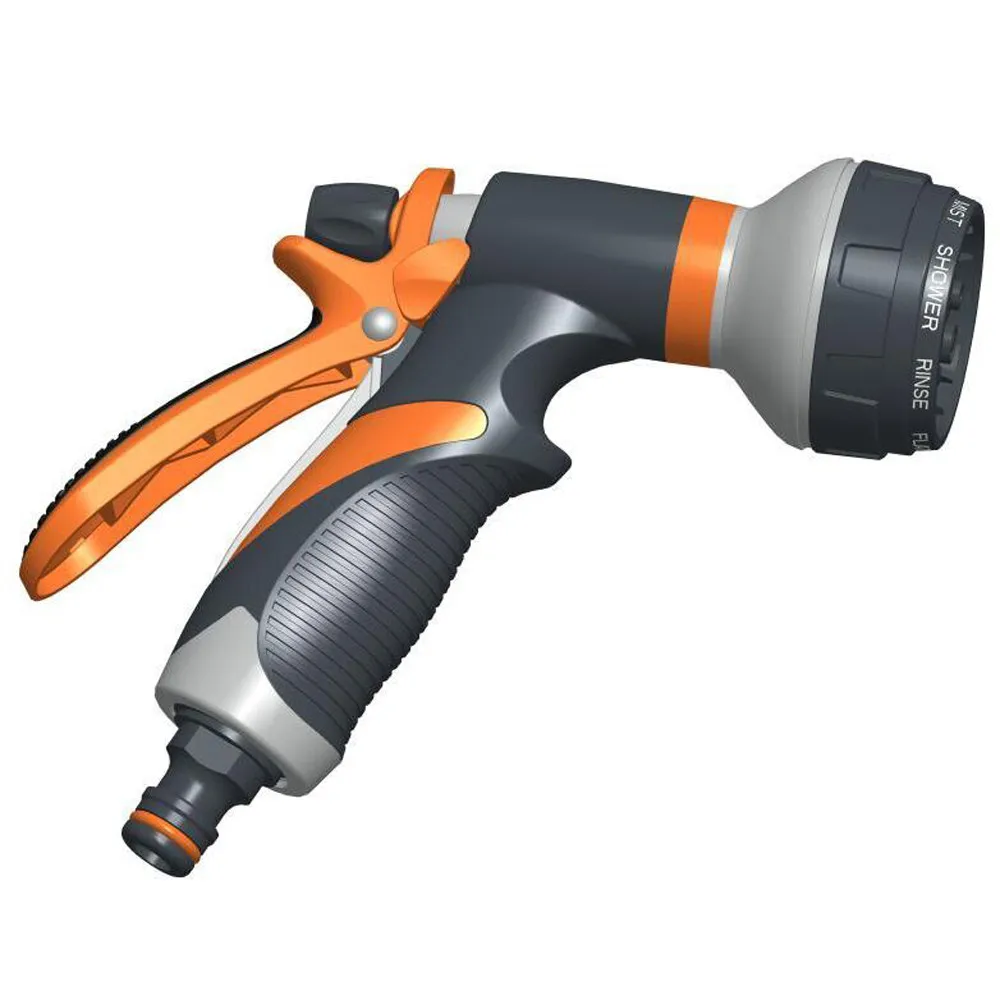 

8 Patterns Water Nozzle Head Hose Sprayer Garden Spray Auto Car Washing home Garden Water Guns high pressure