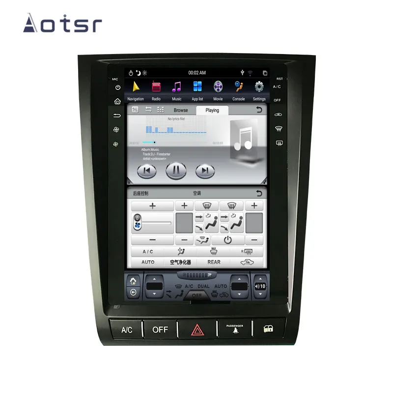 AOTSR чистый Android 9,0 Tesla стиль PX6 wifi Автомобильный gps навигатор для Lexus GS GS300 GS460 GS450 GS350 мультимедийный плеер SWC