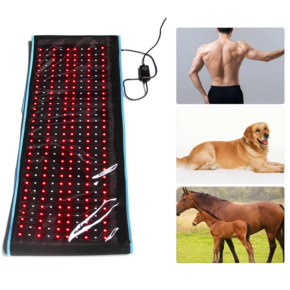 Physiotherapy Device Red Infrared Light Therapy Belt For Pain Relief Flexible Wearable Wrap Leg&Arms Calf Pad Body Massage