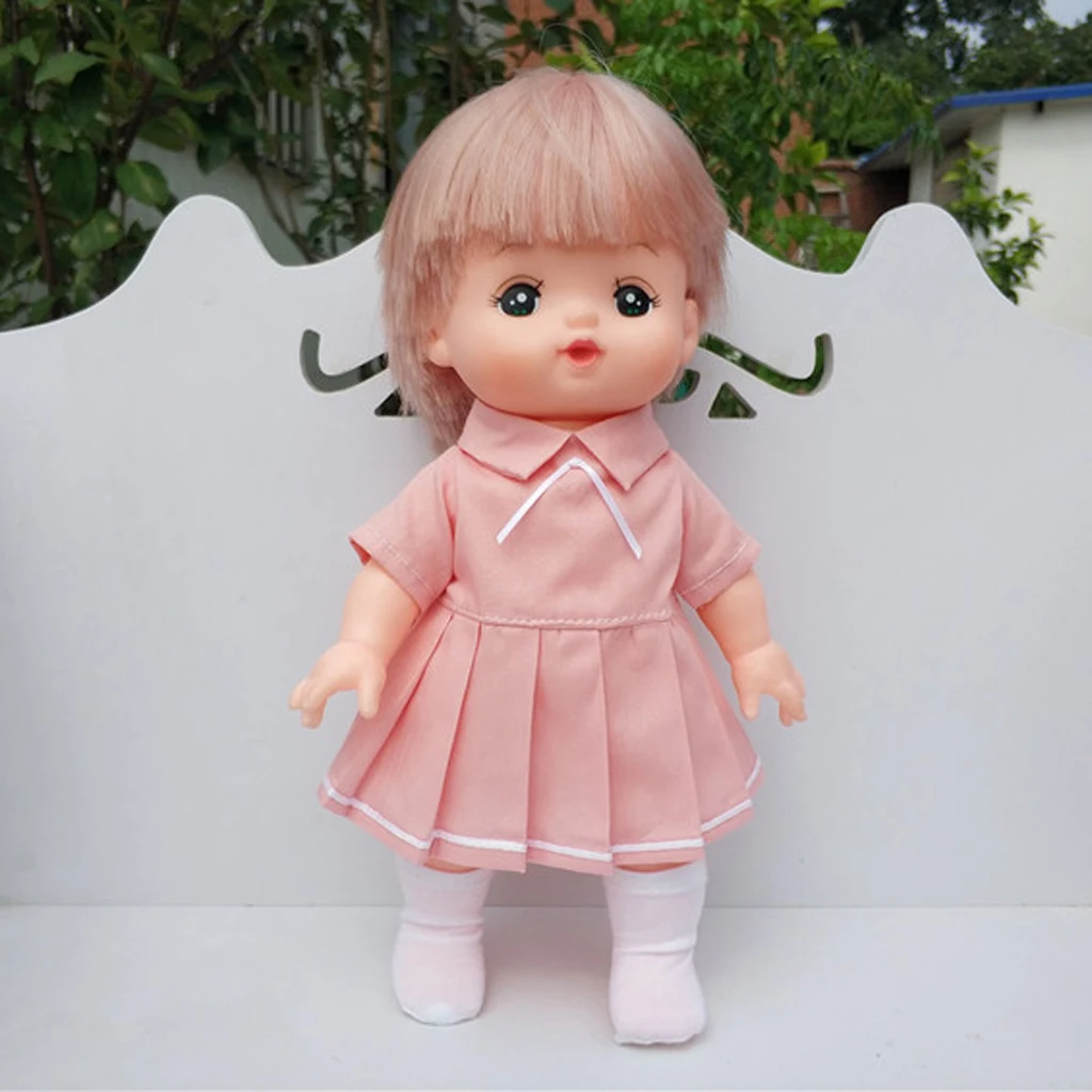 Милое розовое платье носки костюм для маленьких кукол аксессуары одежды |