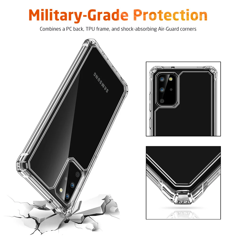 ESR Case for Samsung Galaxy S20 Ultra Plus Clear Cover S20 Case Air Armor Thin Lightweight Shockproof S20 S20+ Protective Case