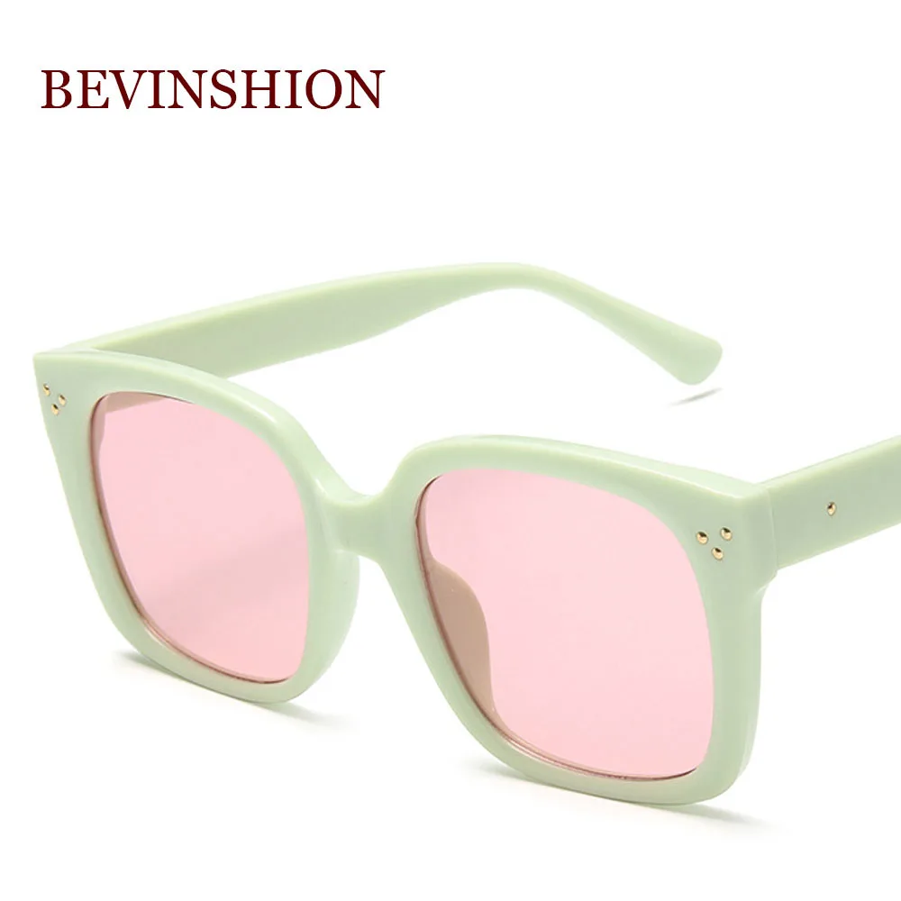 Новинка 2020 классические винтажные корейские модные квадратные солнцезащитные