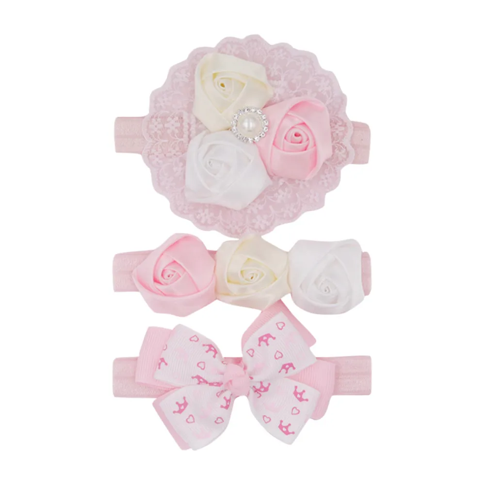 3pcs Baby Girl Headbands Hair Girls Haarband Bowknot Accessories Hairband Set Clothes Bandeau Bebe Fille | Детская одежда и обувь
