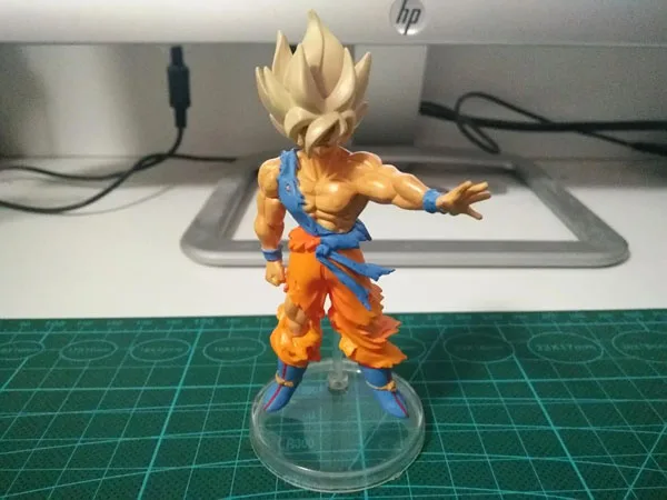 

BANDAI Dragon Ball Action Figure HG Gacha2 Bomb Super Son Goku Model Decoration Toy