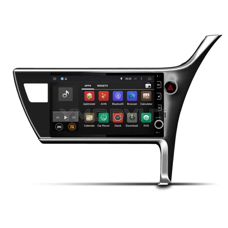 YMODVHT 10 дюймов 4G Восьмиядерный Android 9 0 7 1 автомобильный DVD плеер для Toyota Corolla 2017 2018 2019